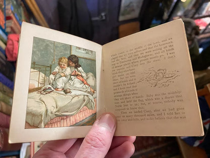 Playfellows : Chromolithographed Miniature Children's Book (1890s) Nister