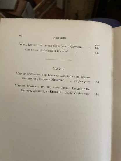 1893 Scotland before 1700 from Contemporary Documents : Scottish History