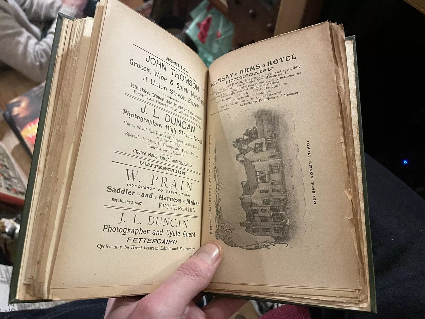 c1895 Historical Guide to Edzell and Glenesk Districts : North East Scotland