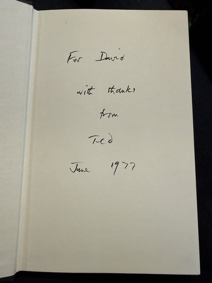 Ted Hughes : Gaudete : First Edition Inscribed by the Author 1977