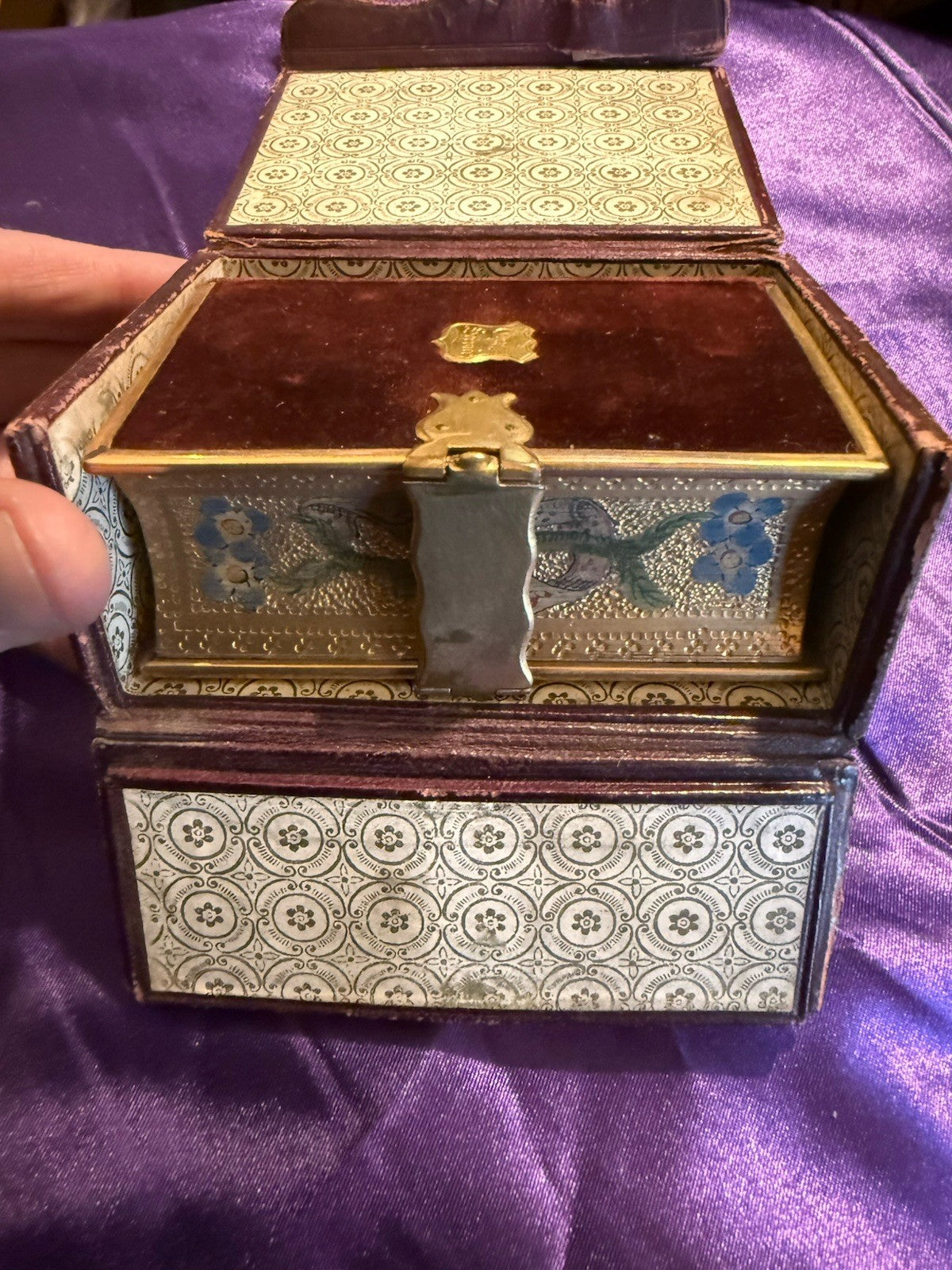 1845 Book of Common Prayer : Clasped Fine Binding : Gauffered & Painted Edges