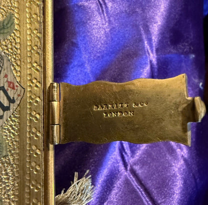 1845 Book of Common Prayer : Clasped Fine Binding : Gauffered & Painted Edges