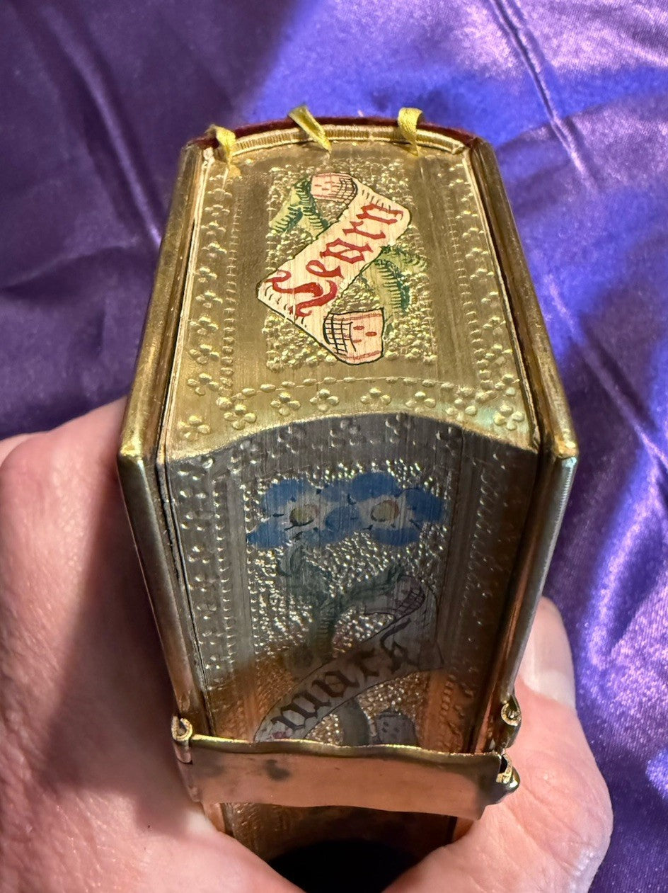 1845 Book of Common Prayer : Clasped Fine Binding : Gauffered & Painted Edges