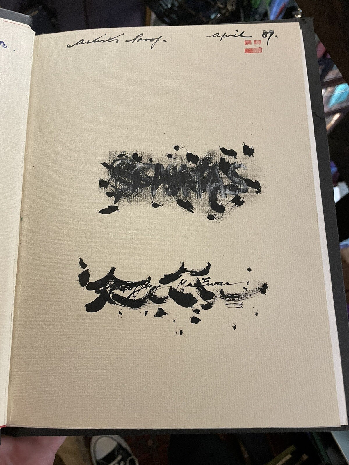 Geoffrey MacEwan (Signed) Artist Proofs : Sonatas : 13 Drypoint Etchings 1989