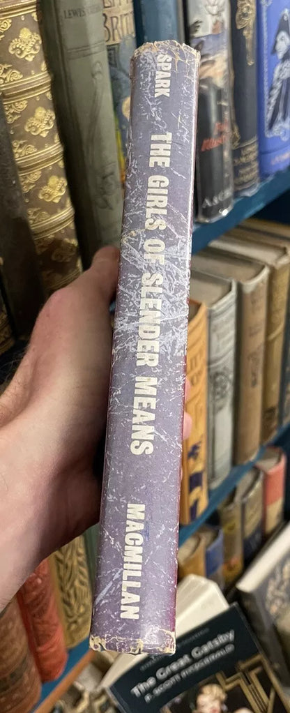 Muriel Spark : The Girls of Slender Means : 1st Edition 1963 : Dust Jacket
