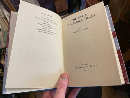 Muriel Spark : The Girls of Slender Means : 1st Edition 1963 : Dust Jacket