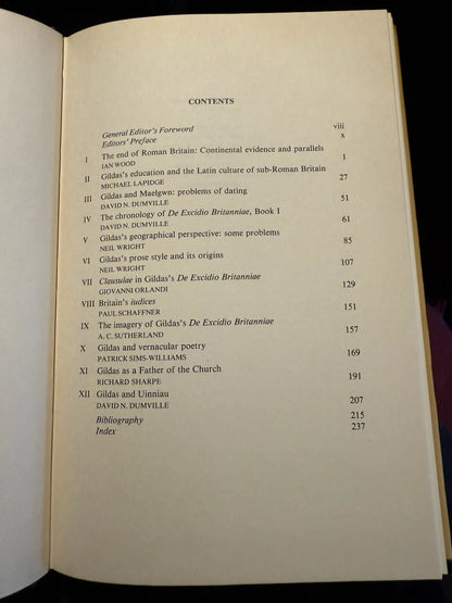 1984: Studies in Celtic History: Gildas: New Approaches: David Dumville: VGC