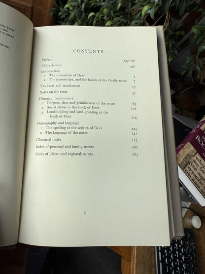 The Gaelic Notes in the Book of Deer : Kenneth Jackson : Cambridge 1972