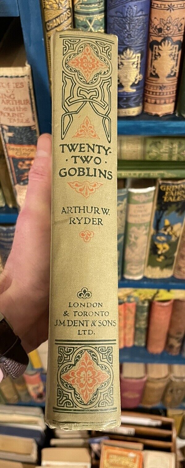 1917 Twenty Two Goblins : Indian Fairy Tales : Arthur W Ryder : Perham W. Nahl