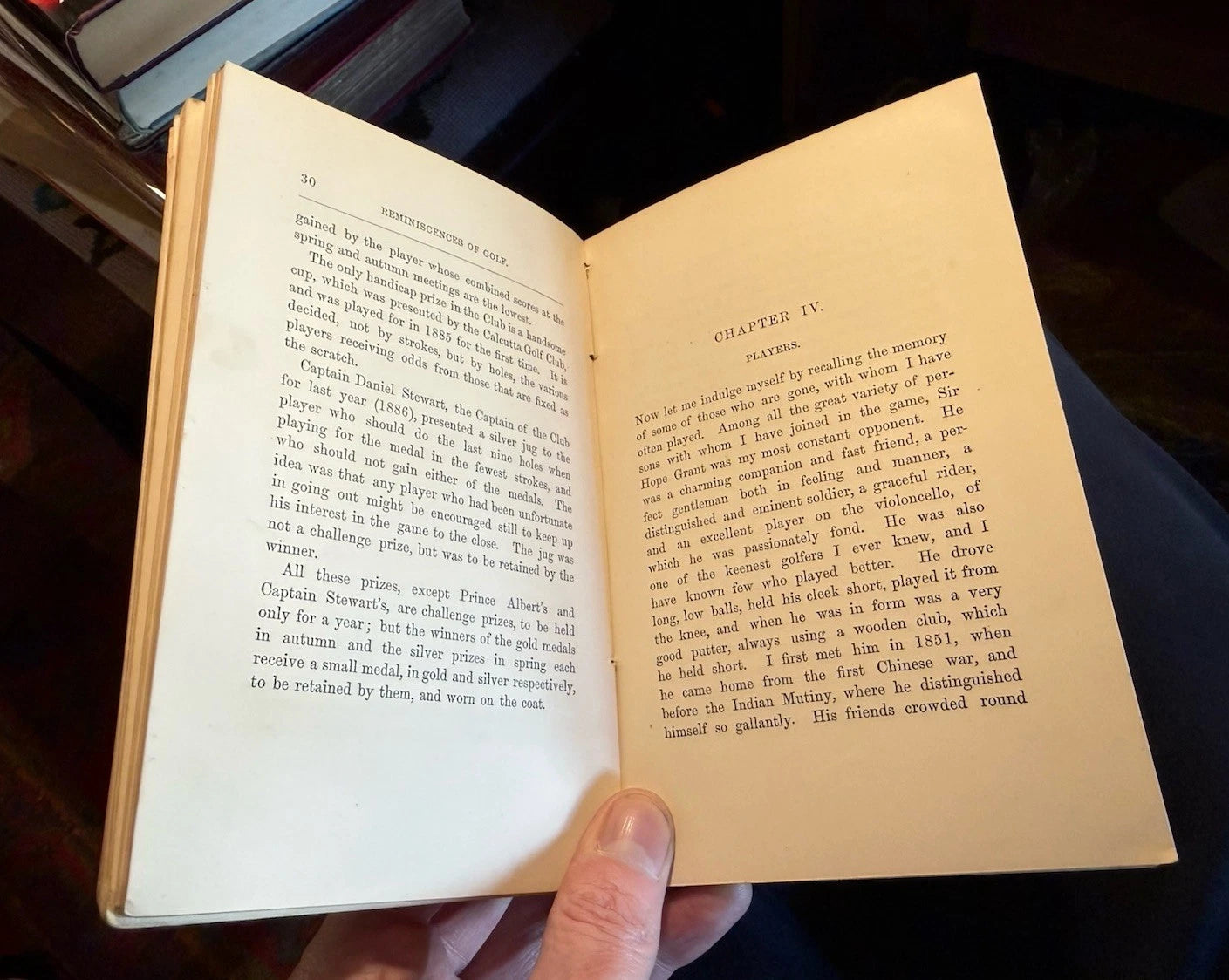 1887 Reminiscences of Golf on St Andrews Links : James Balfour : Scarce Golfing