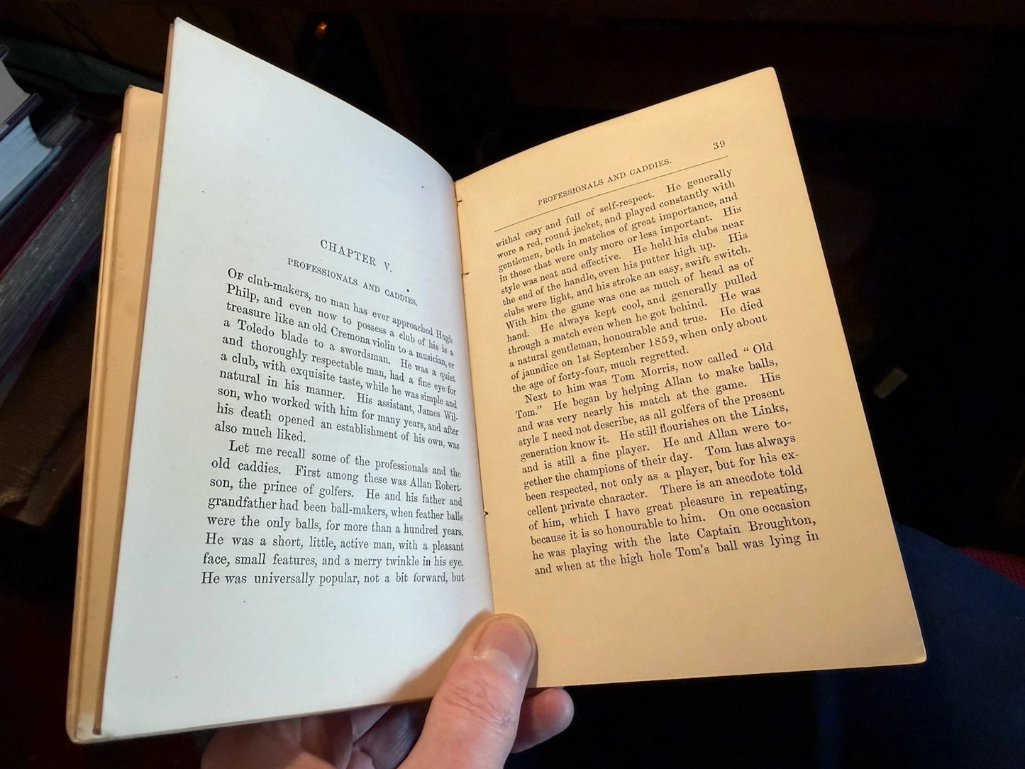 1887 Reminiscences of Golf on St Andrews Links : James Balfour : Scarce Golfing