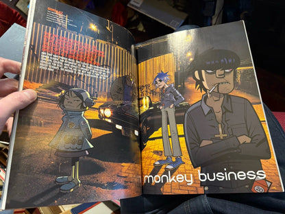 GORILLAZ : DAZED & CONFUSED : 1st INTERVIEW : DAMON ALBARN JANE BIRKIN; 2001 VGC
