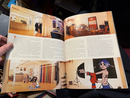 GORILLAZ : DAZED & CONFUSED : 1st INTERVIEW : DAMON ALBARN JANE BIRKIN; 2001 VGC