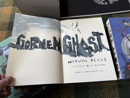 Mervyn Peake : The Gormenghast Trilogy : Signed Ltd Ed : Neil Gaiman