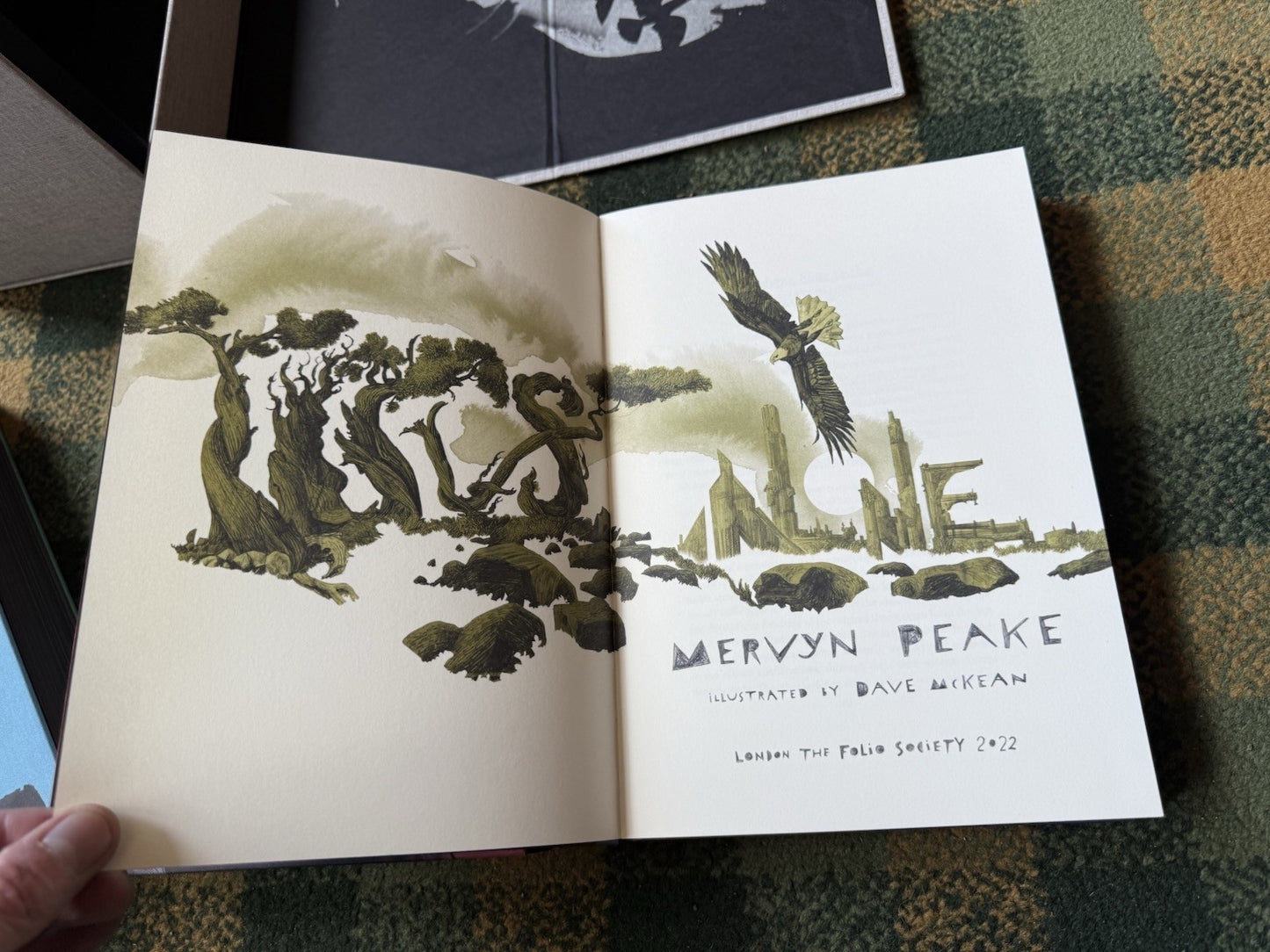 Mervyn Peake : The Gormenghast Trilogy : Signed Ltd Ed : Neil Gaiman