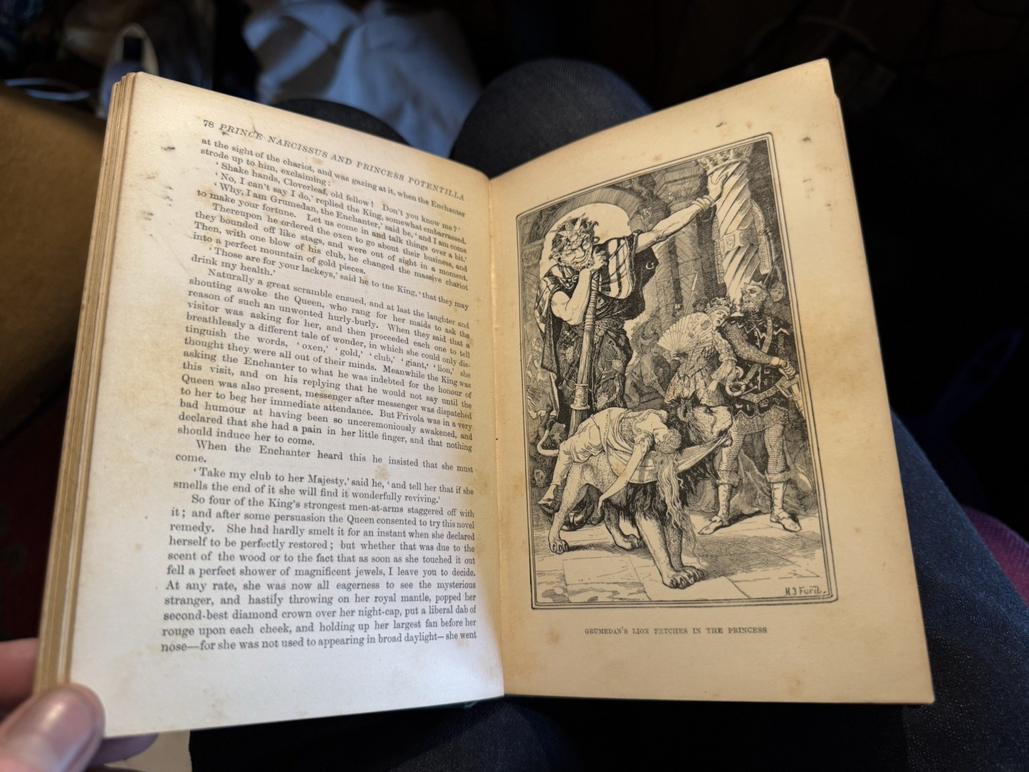 1892 The Green Fairy Book : Andrew Lang : HJ Ford : 1st Edition