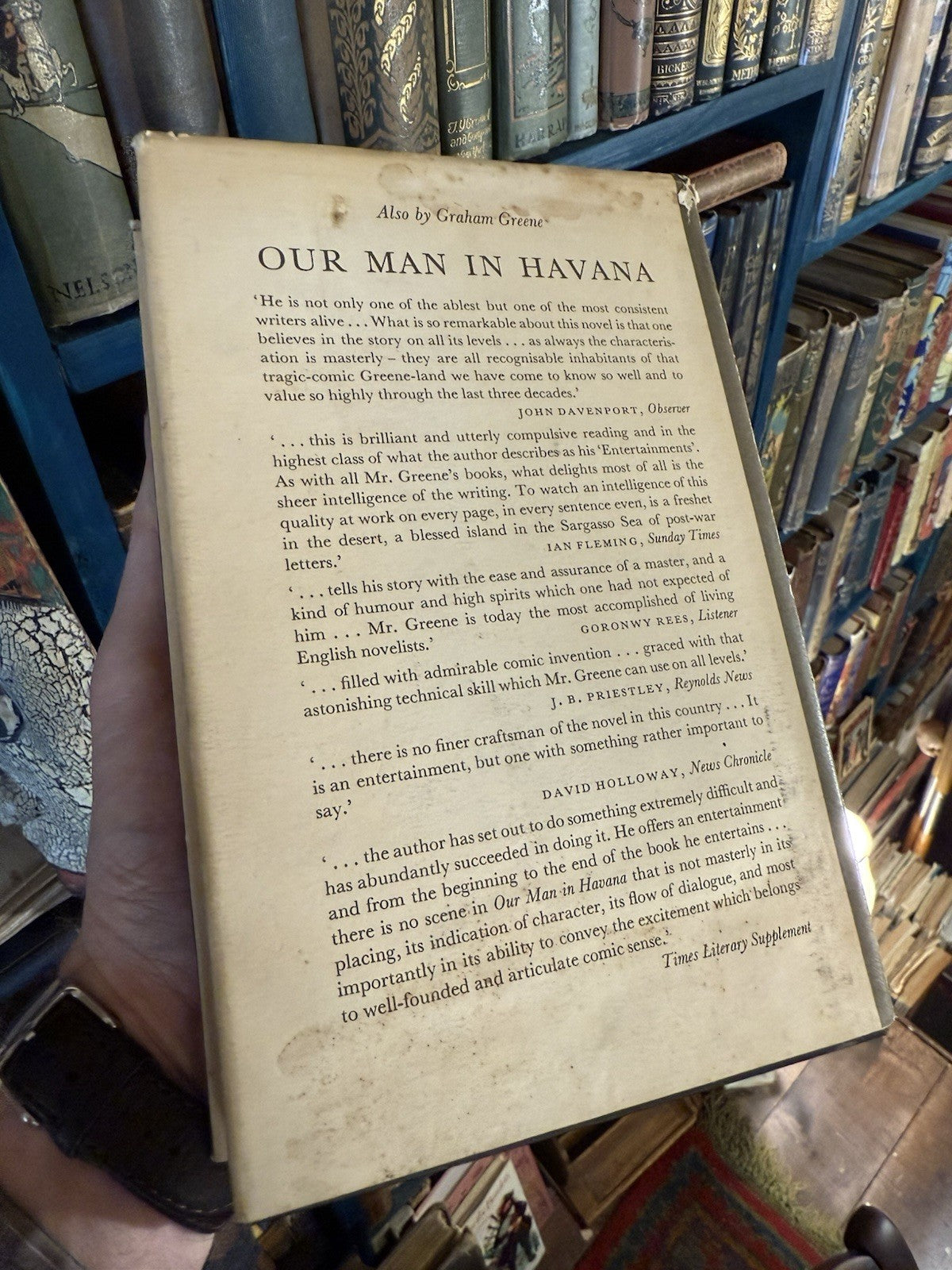 Graham Greene : A Burnt-Out Case SIGNED First Edition 1961