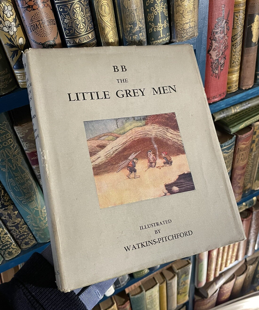 1946 The Grey Men by 'BB' : Denys Watkins-Pitchford : In Original Dust Jacket