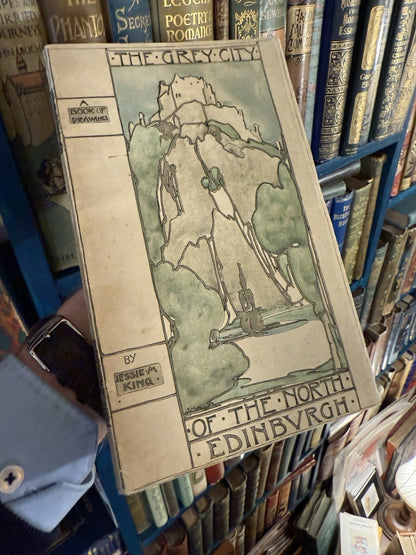 1910 Jessie M King : The Grey City of the North : Book of Drawings Edinburgh