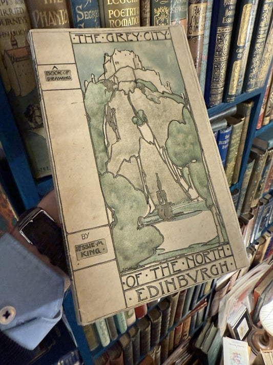 1910 Jessie M King : The Grey City of the North : Book of Drawings Edinburgh