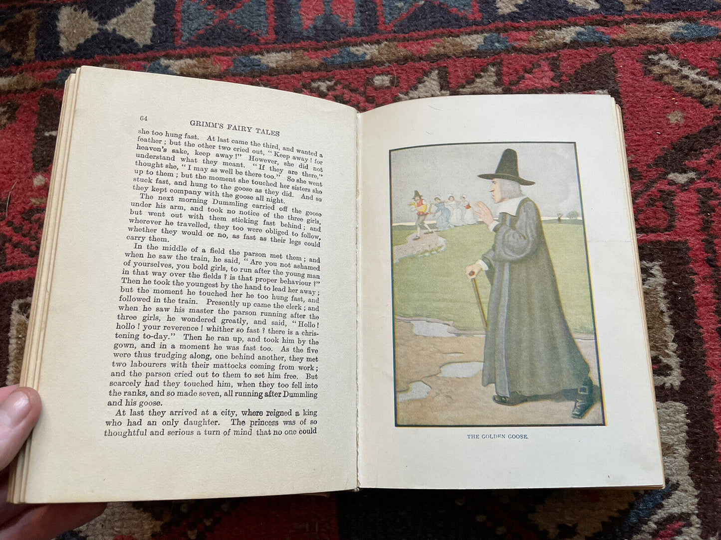 Grimm's Fairy Tales : Colour Illustrations : Antique Copy c1920 : Henry Altemus