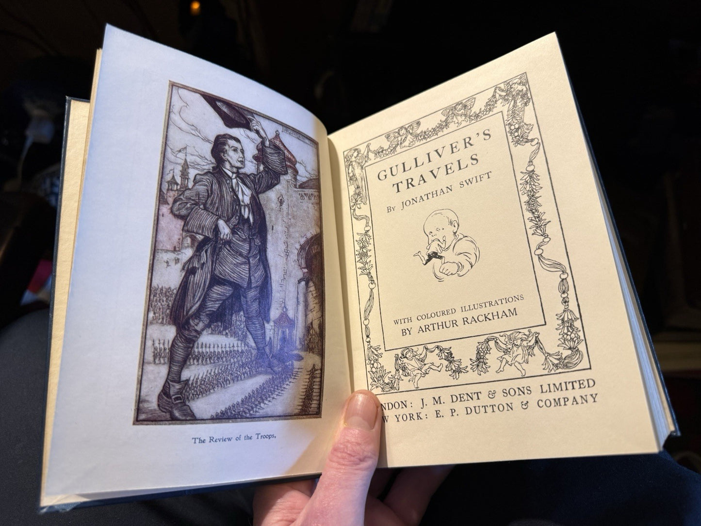 Gulliver's Travels : Johnathan Swift : Arthur Rackham : J M Dent 1915