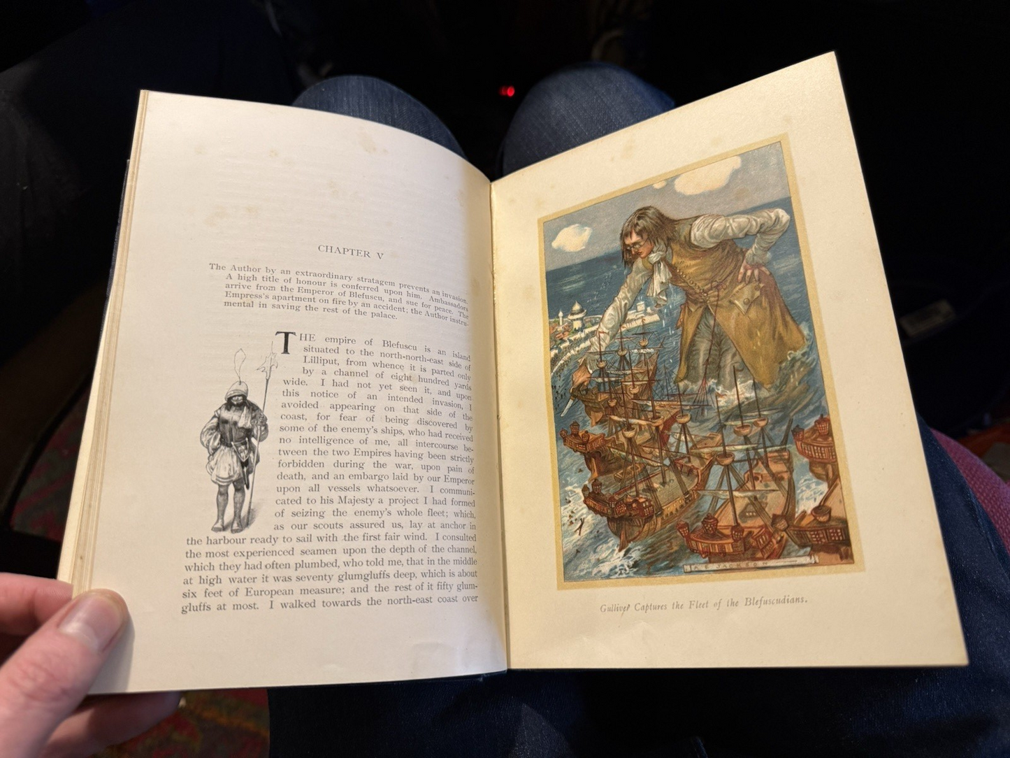 1910 Gulliver's Travels : Jonathan Swift : Illustrated : Adapted for the Young