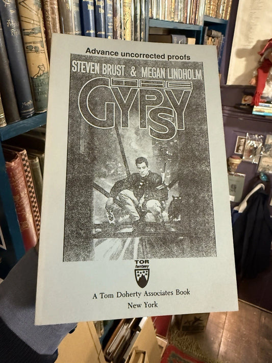 THE GYPSY Steven Brust & Megan Lindholm SIGNED Advance Uncorrected Proof 1992