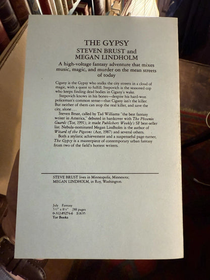 THE GYPSY Steven Brust & Megan Lindholm SIGNED Advance Uncorrected Proof 1992