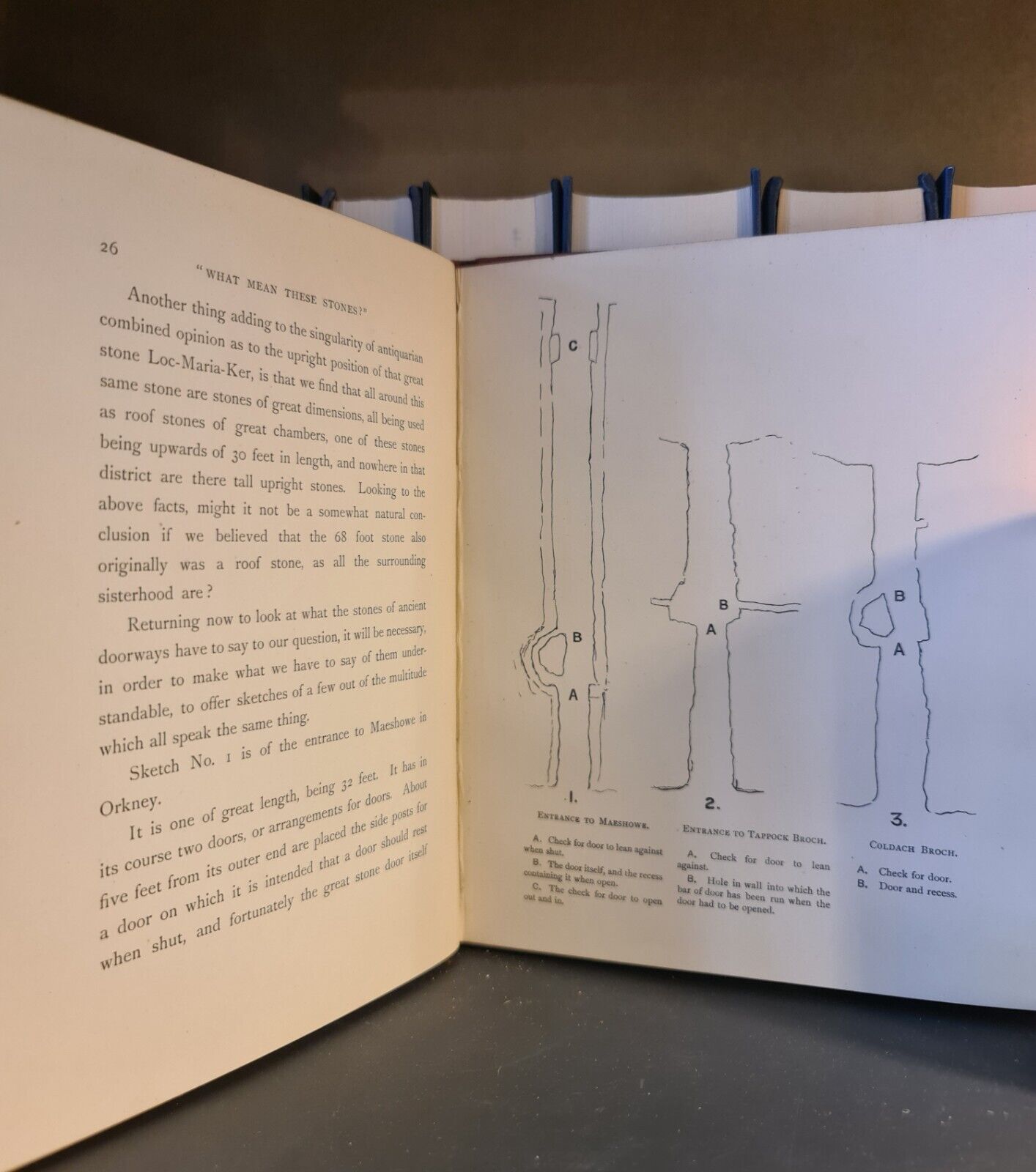 What Mean These Stones? C. MacLagan: Hardback: 1894: Celtic & Pictish History