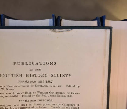 Warrender Letters 1715, The Scottish History Society: H'back: Third Series: 1935