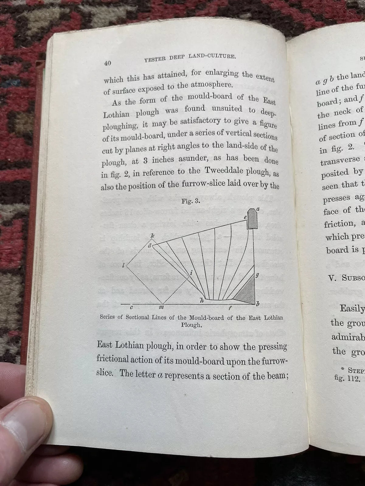 1855 The Yester Deep Land Culture : Farming : Ploughs : Cultivation East Lothian