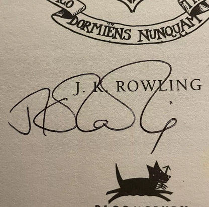 JK Rowling : Harry Potter and the Half-Blood Prince : SIGNED 1st/1st