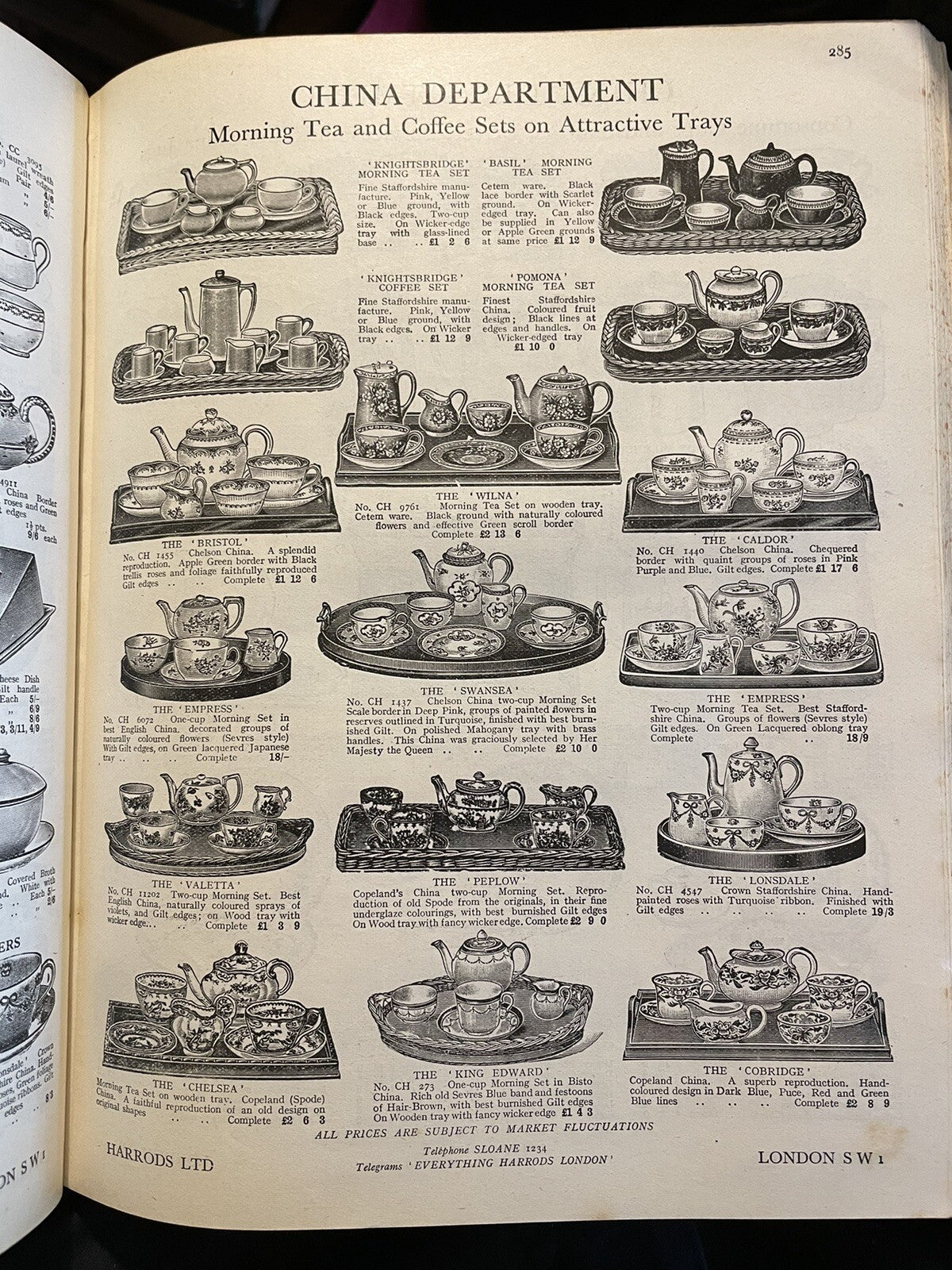 Harrods Limited Catalogue 1929 : London, Paris, Manchester Department Store Shop