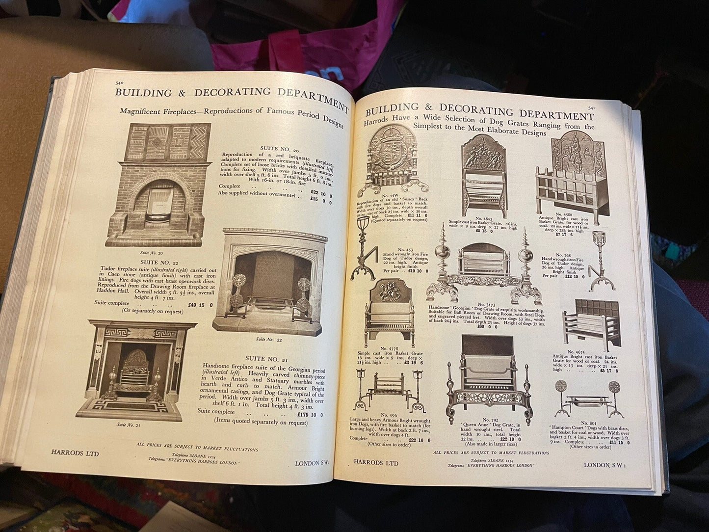 Harrods Limited Catalogue 1929 : London, Paris, Manchester Department Store Shop