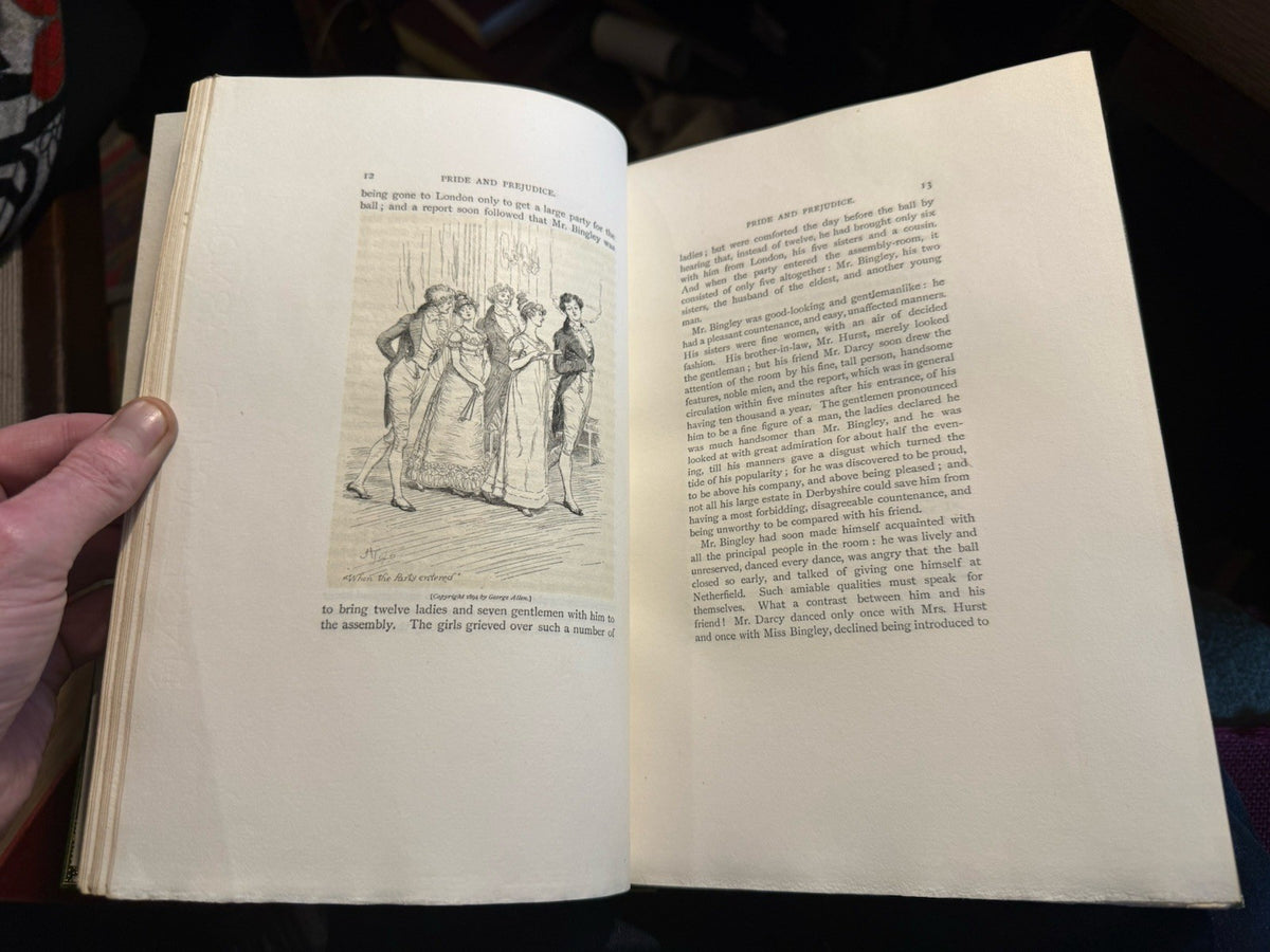 1894 Jane Austen : Pride and Prejudice : Peacock 250 copies Large Paper Copy