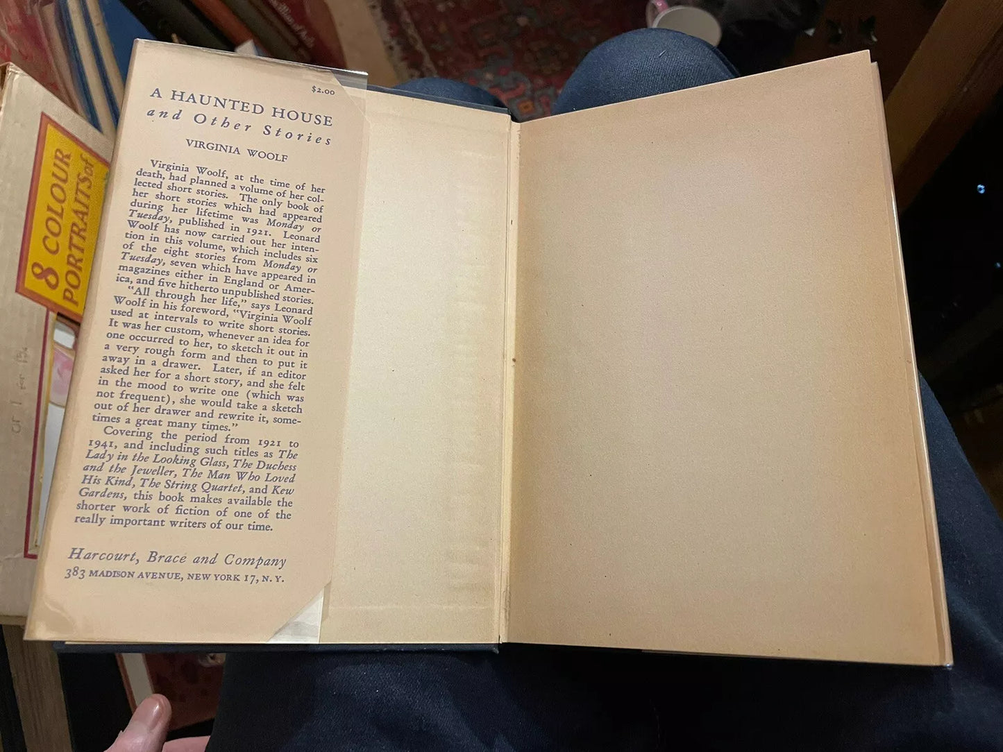 Virginia Woolf : A Haunted House and Other Stories : 1st/1st US Edition 1944