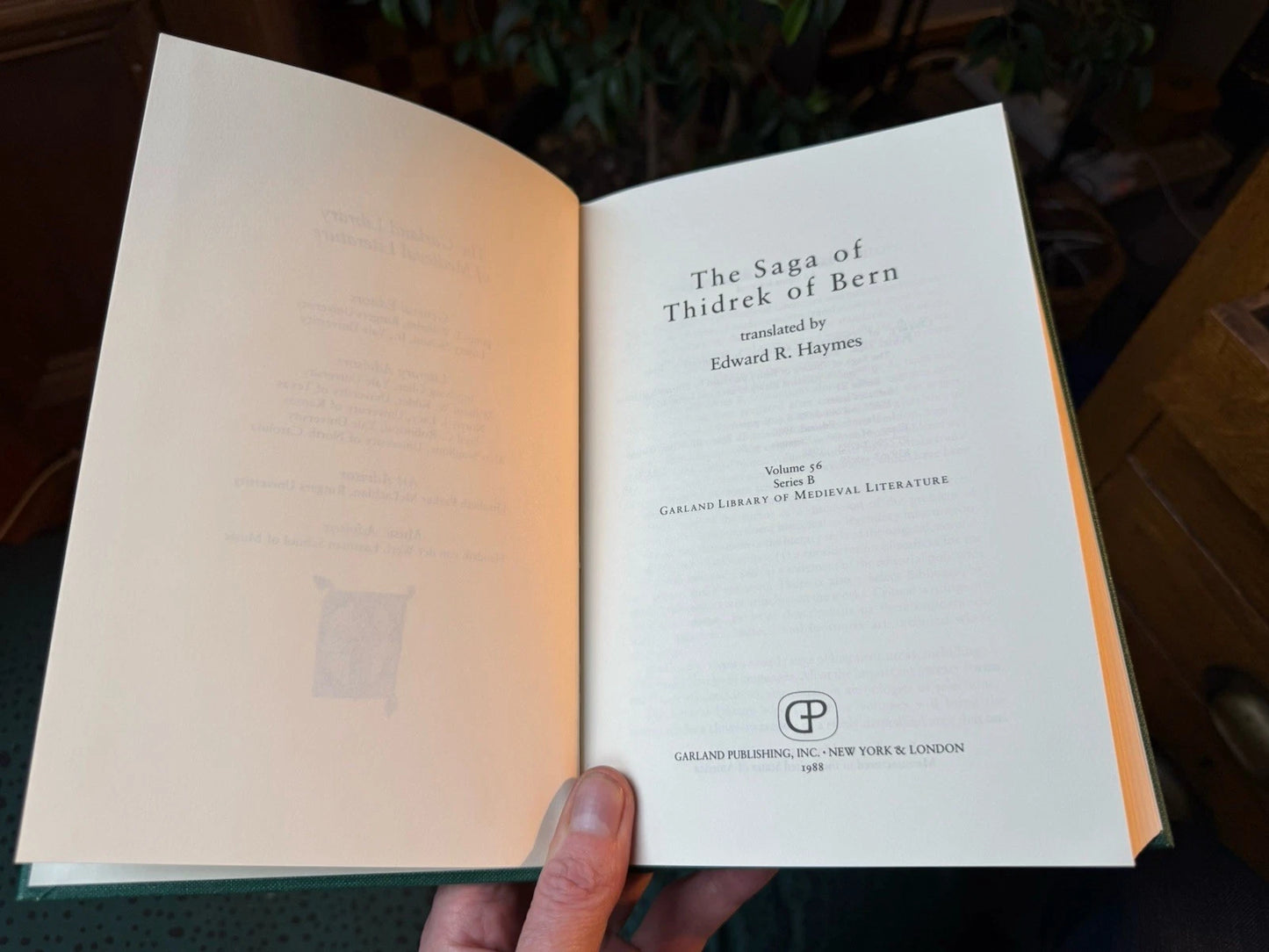 The Saga of Thidrek of Bern : Germanic Heroic Legends : Translated by Haymes