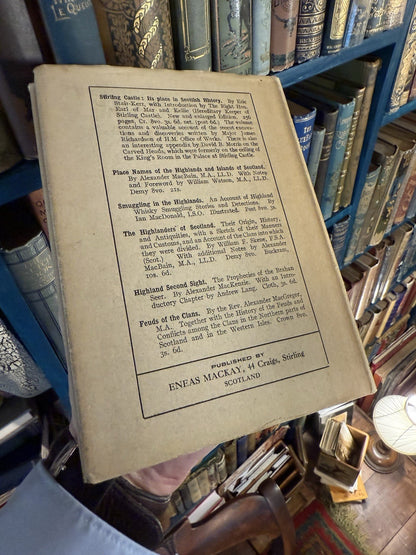 1928 A Highland Chapbook : Omens, Curses, Magic : Scottish Folklore