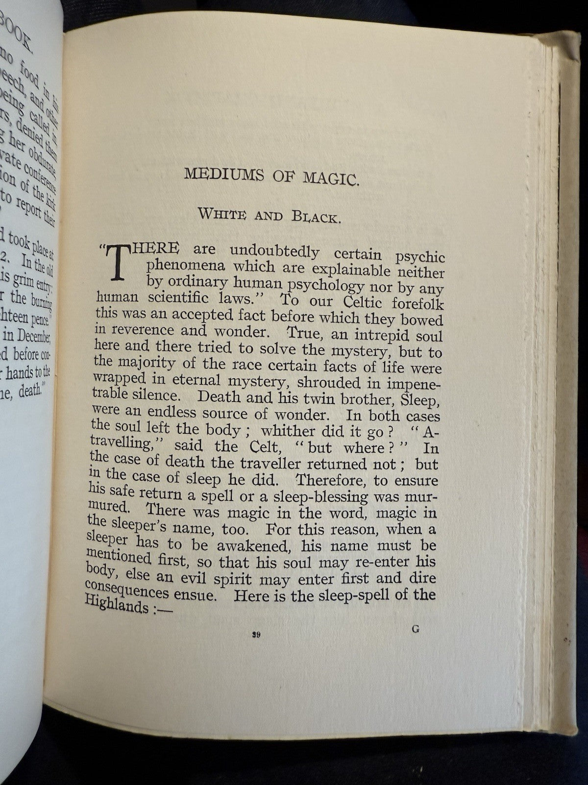 1928 A Highland Chapbook : Omens, Curses, Magic : Scottish Folklore