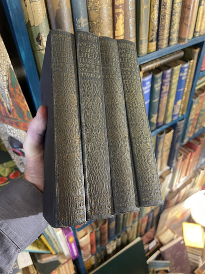 Ancient Hebrew Literature (Vols 1-4) Everyman's Library : J M Dent 1920