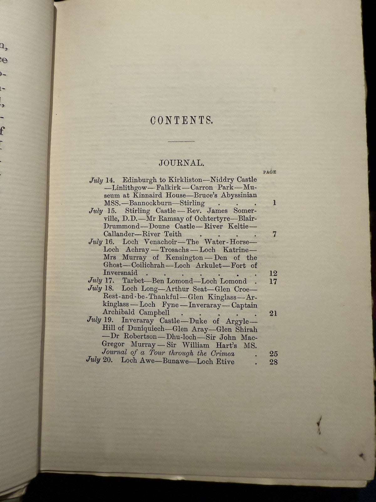 1903 A Tour in the Highlands and Western Islands : 1st Edition : John Leyden