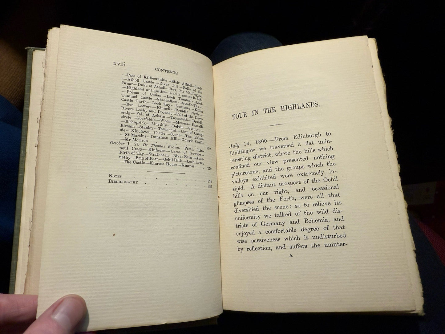 1903 A Tour in the Highlands and Western Islands : 1st Edition : John Leyden