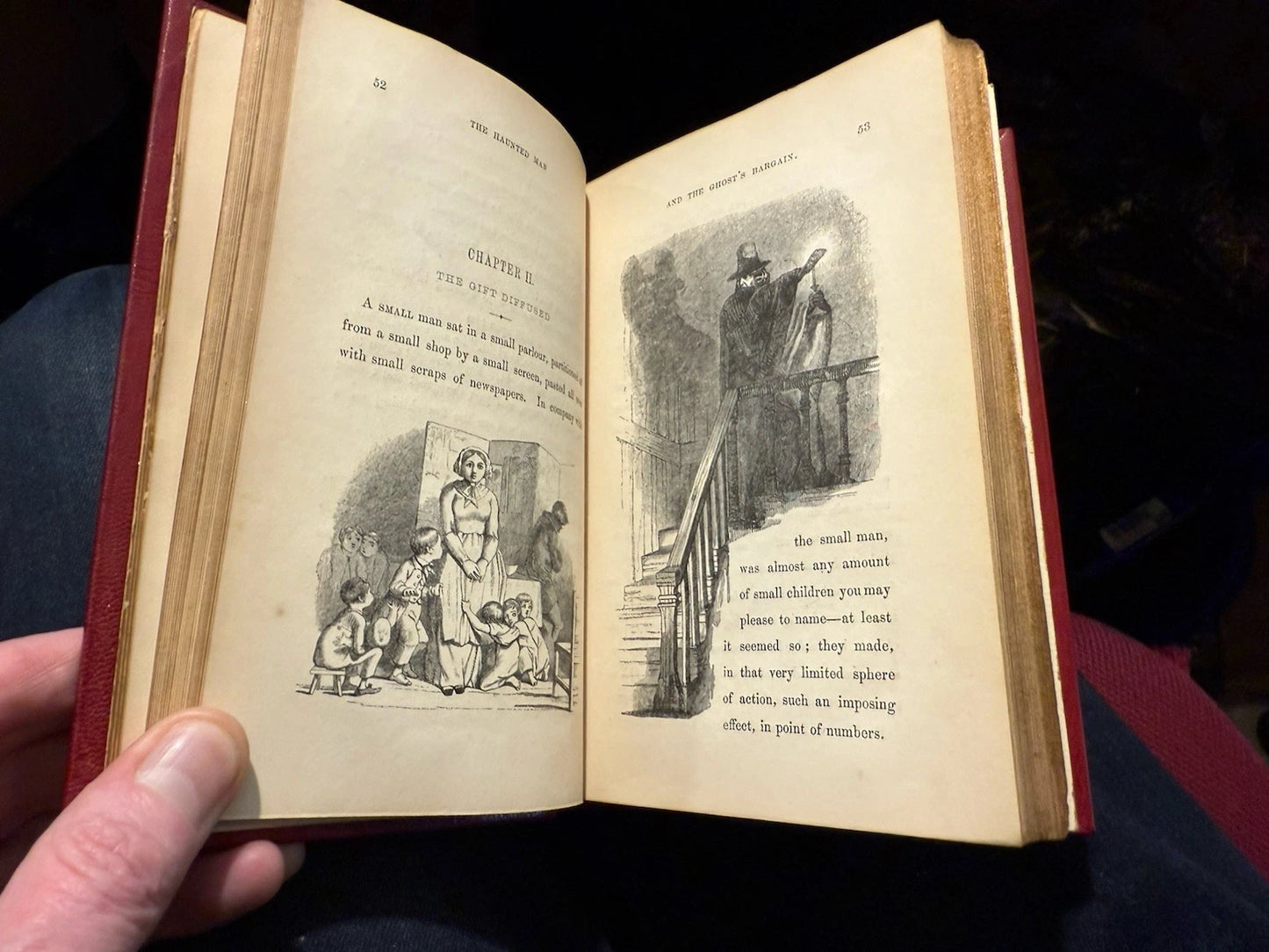 1848 Charles Dickens : The Haunted Man : First Edition : Illustrated