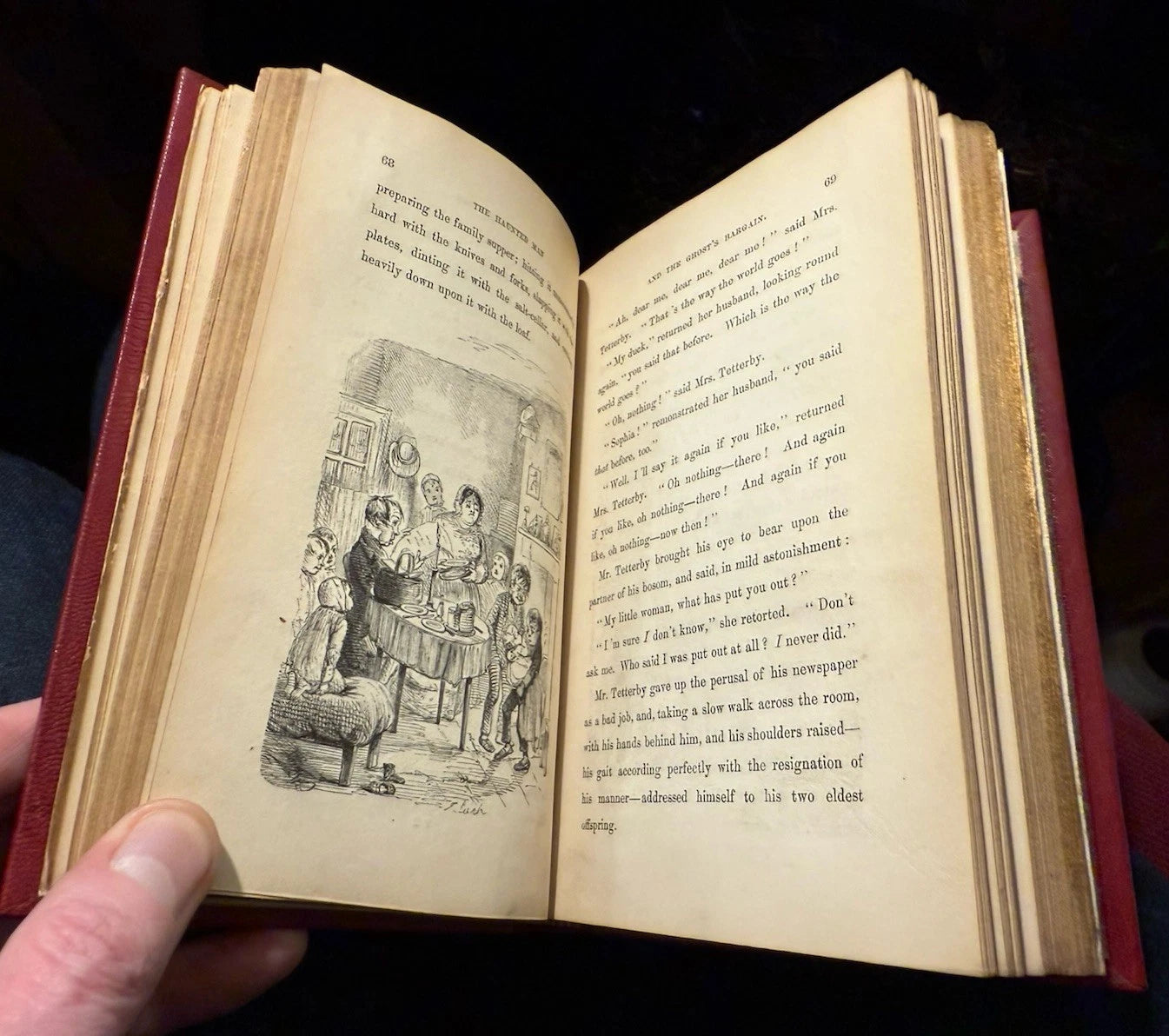 1848 Charles Dickens : The Haunted Man : First Edition : Illustrated