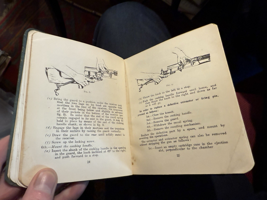 1922 Hotchkiss Portable Machine Gun Handbook : Illustrated : Weapons Manual