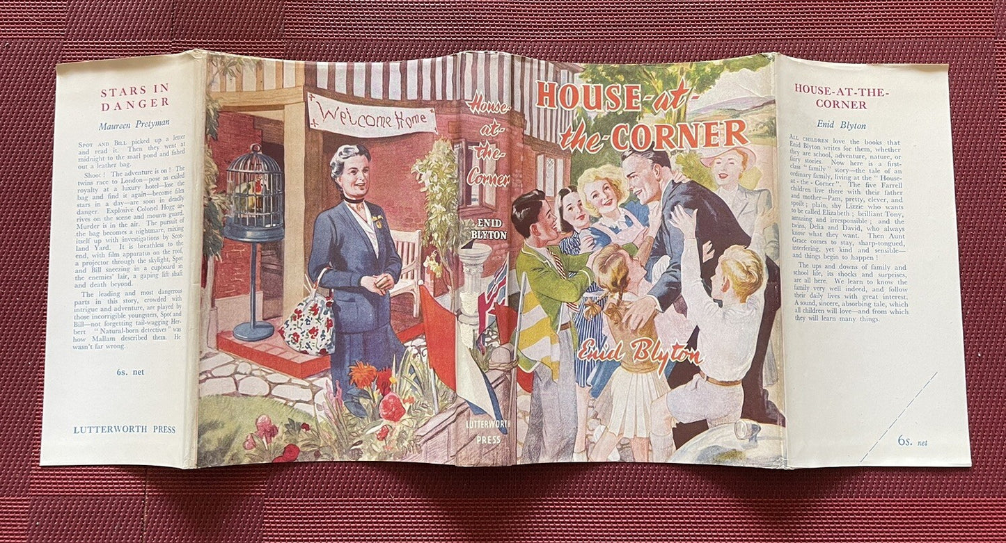 Enid Blyton : House-at-the-Corner : A Fine Copy in Dust Jacket : 1st Ed 1947