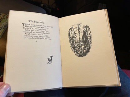 W. H. Davies - The Hour of Magic and other Poems - William Nicholson 1st Ed 1922
