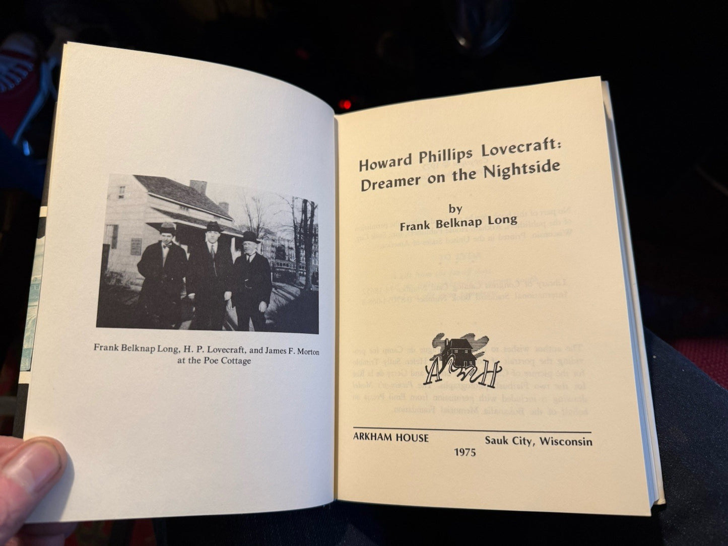 Howard Phillips Lovecraft : Frank Belknap Long : Arkham House 1975