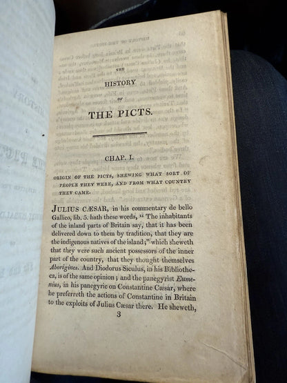 1818 The History of the Picts : Language, Manners, Government, Religion